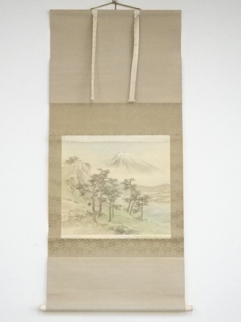 JAPANESE HANGING SCROLL / HAND PAINTED / SCENERY